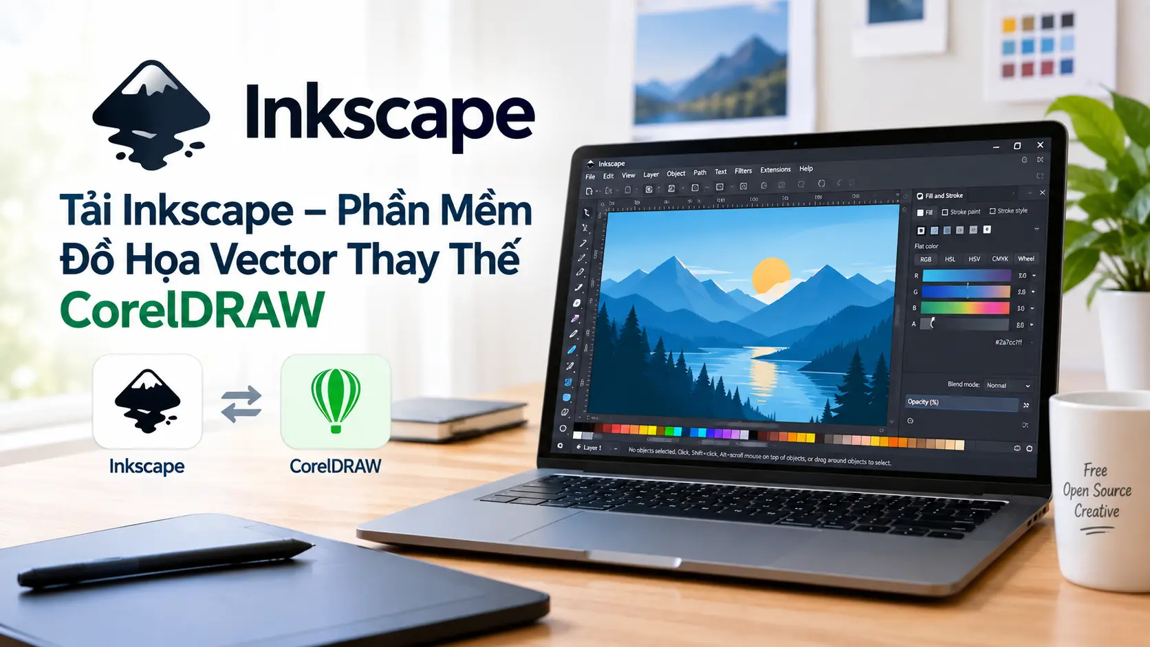 Tải Inkscape – Phần Mềm Đồ Họa Vector Thay Thế CorelDRAW